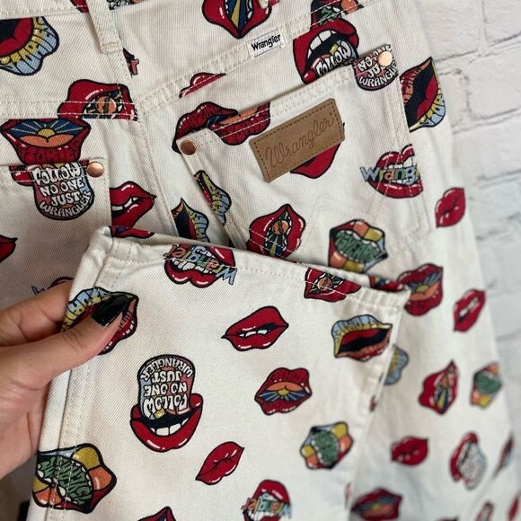 WRANGLER READ MY LIPS JEANS BARREL 652 HIGH RISE BARREL - HTF RARE SIZE 27 - Picture 12 of 14